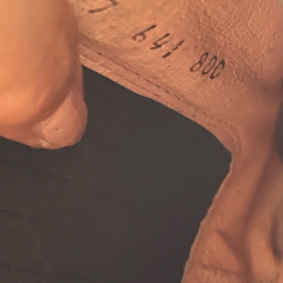 Linea De Oro Botin Tacon, Oil Leather/suede/piel Graso (black/negra)size 8 men - Picture 13 of 15